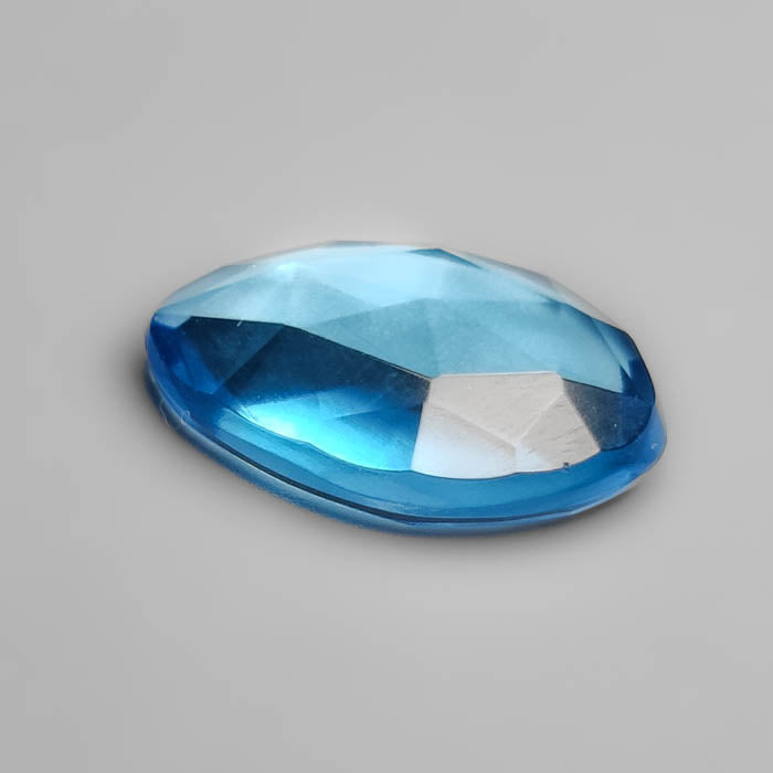 Rose Cut Swiss Blue Topaz