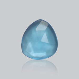 Rose Cut Swiss Blue Topaz