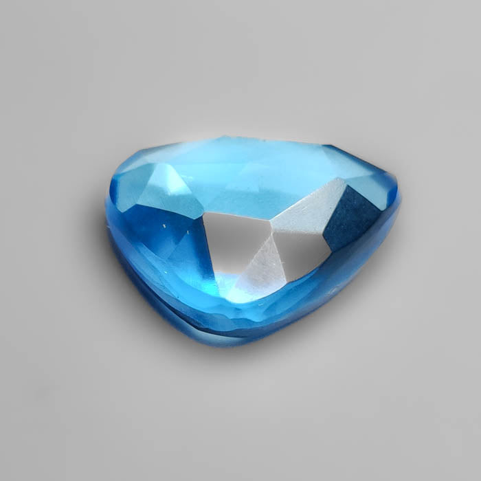 Rose Cut Swiss Blue Topaz