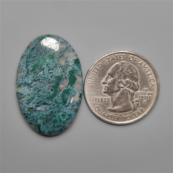 Moss Agate Cabochon