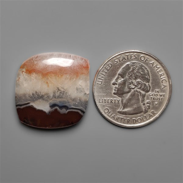 Redlace Agate Cabochon