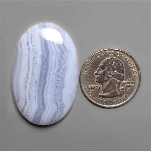 Blue Lace Agate Cabochon