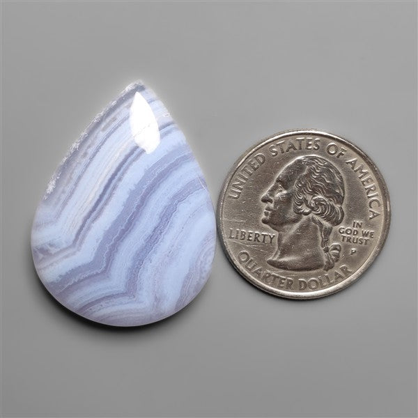 Blue Lace Agate Cabochon