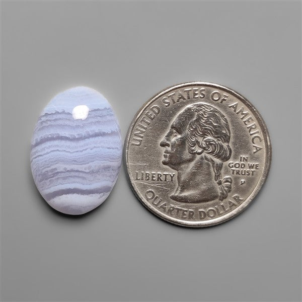 Blue Lace Agate Cabochon