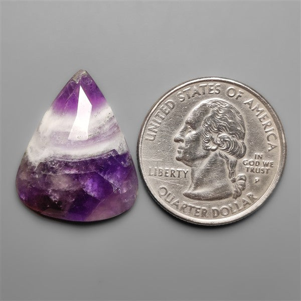 Rose Cut Chevron Amethyst