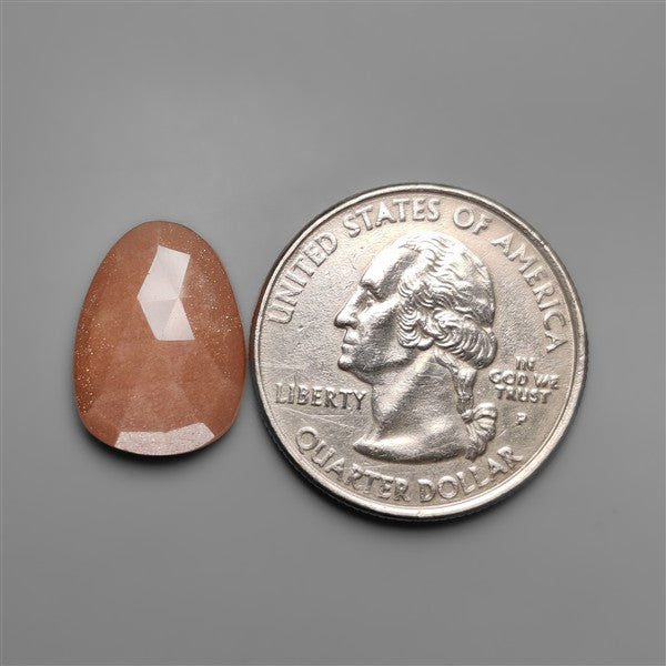 Rose Cut Peach Moonstone