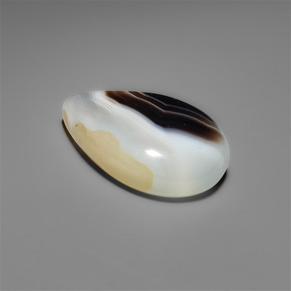 Black Banded Agate Cabochon