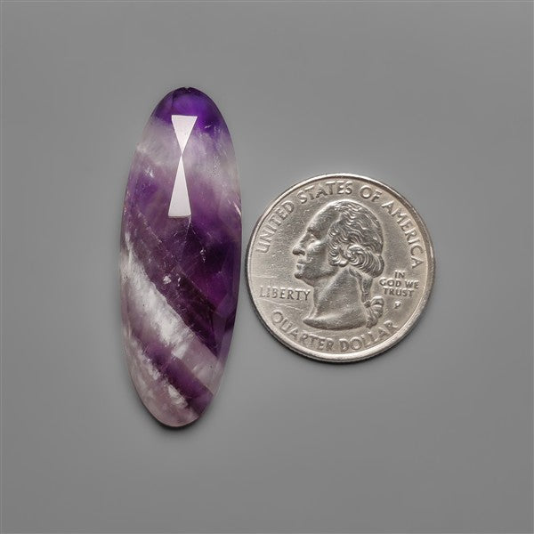 Rose Cut Chevron Amethyst