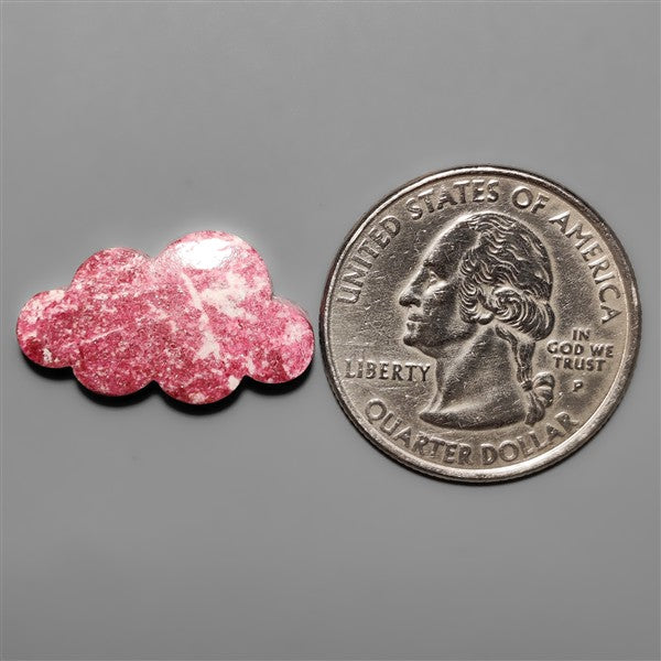 Pink Thulite Cloud Carving