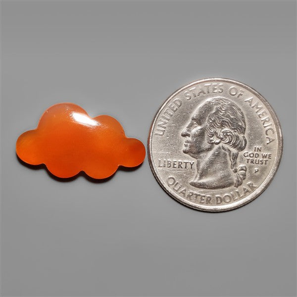 Carnelian Agate Cloud Carving