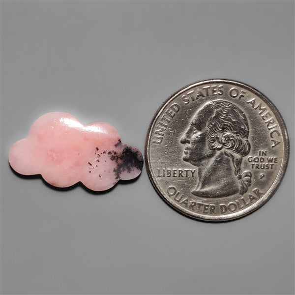 Pink Opal Cloud Carving