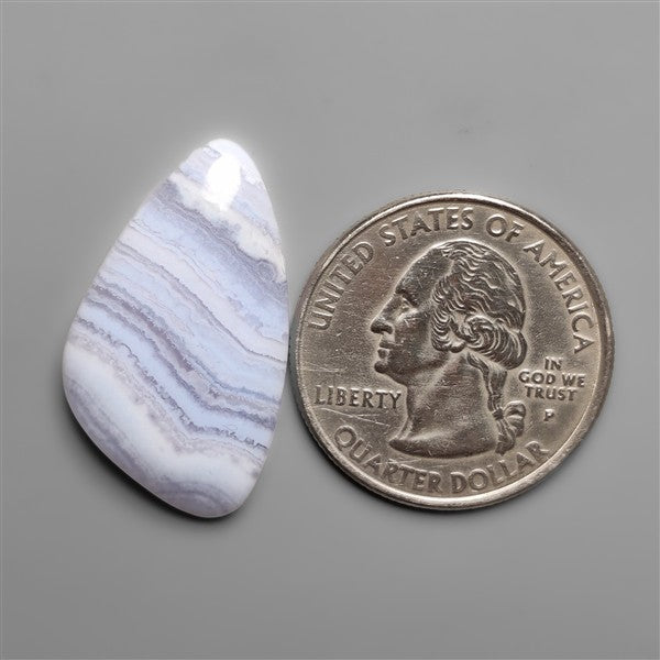 Blue Lace Agate Cabochon