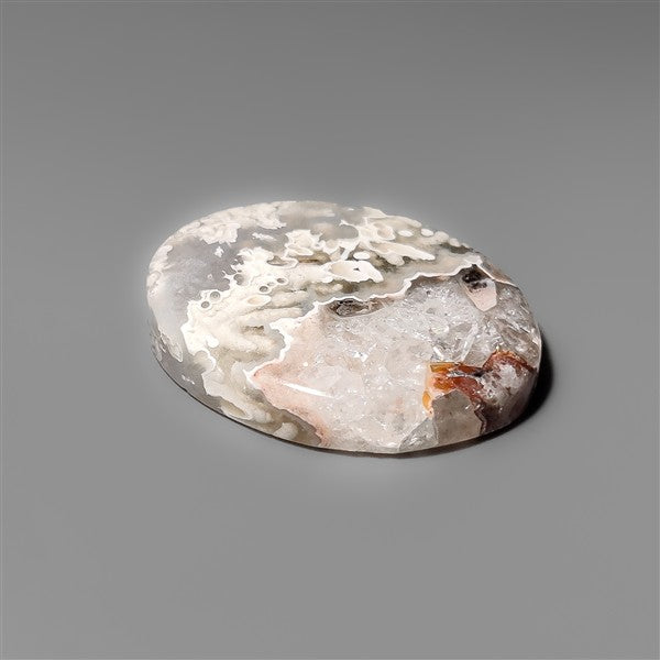 Orbicular Crazy Lace Tube Agate