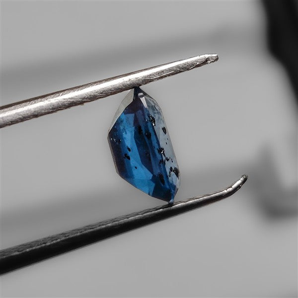 Faceted Teal Moss Kyanite