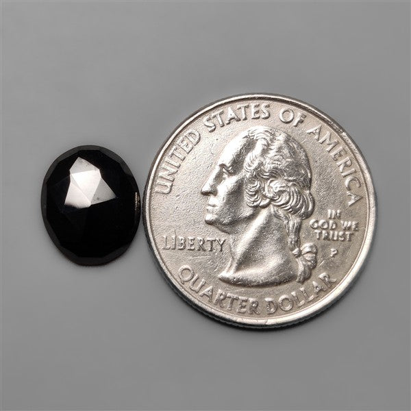 Rose Cut Black Spinel