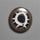 Black Septarian Fossil Cabochon