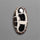 Black Septarian Fossil Cabochon
