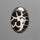 Black Septarian Fossil Cabochon