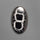 Black Septarian Fossil Cabochon