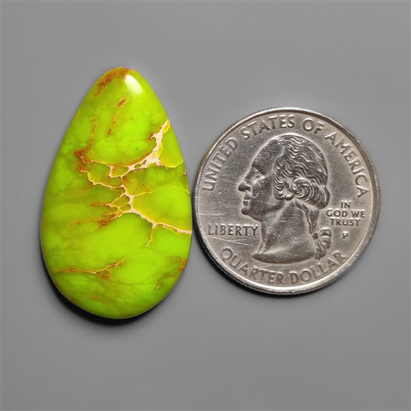 Gaspeite Sediment Mosaic Cabochon