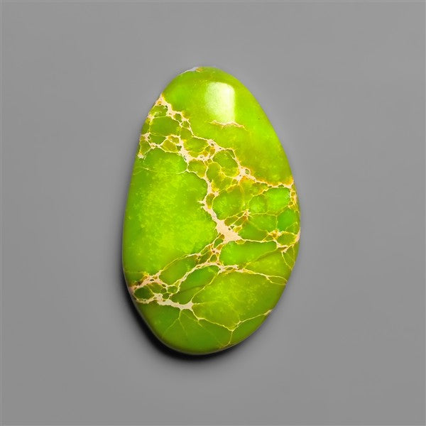 Gaspeite Sediment Mosaic Cabochon