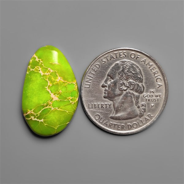 Gaspeite Sediment Mosaic Cabochon