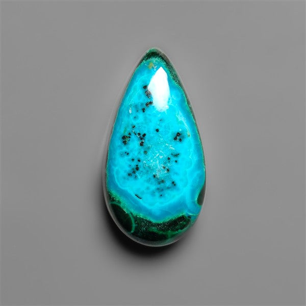 Chrysocolla In Malachite Cabochon