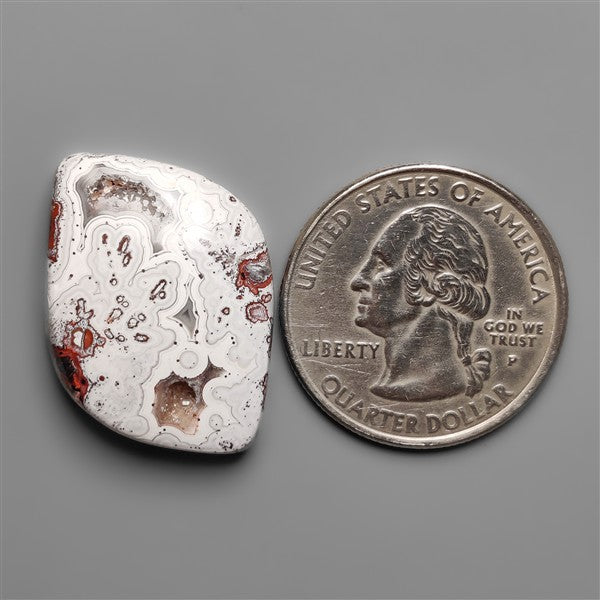Laguna Lace Agate With Druzy Pocket