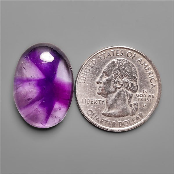 Trapiche Amethyst Cabochon
