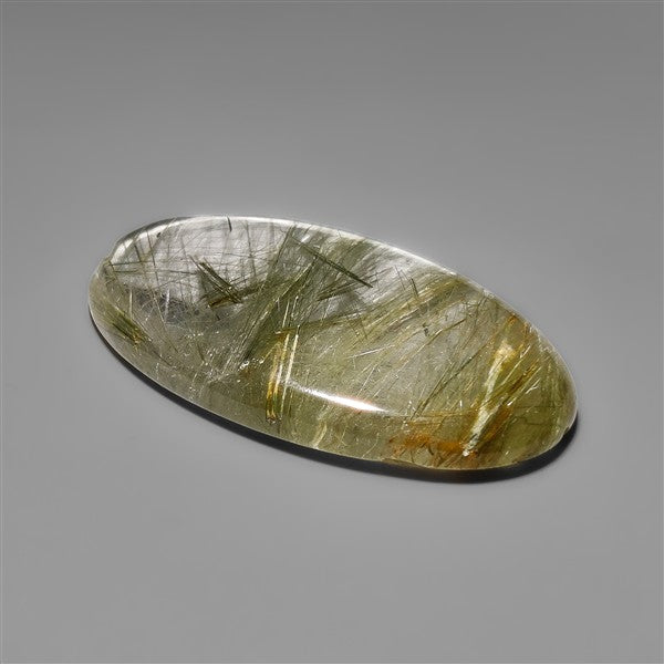 Green Rutilated Quartz Cabochon