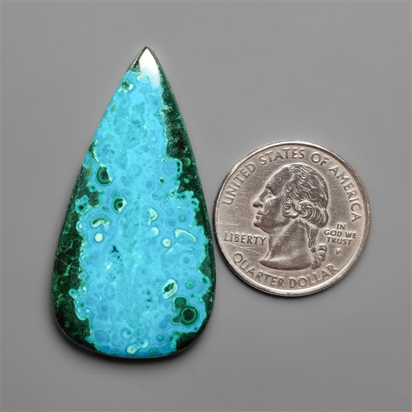 Malachite Chrysocolla Cabochon