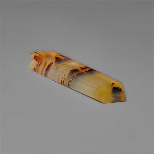 Step Cut Long Montana Agate