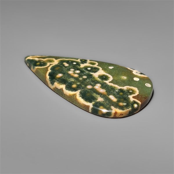 Orbicular Ocean Jasper Cabochon