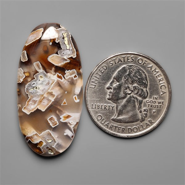 Turkish Tube Agate Cabochon