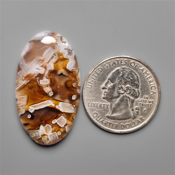 Turkish Tube Agate Cabochon
