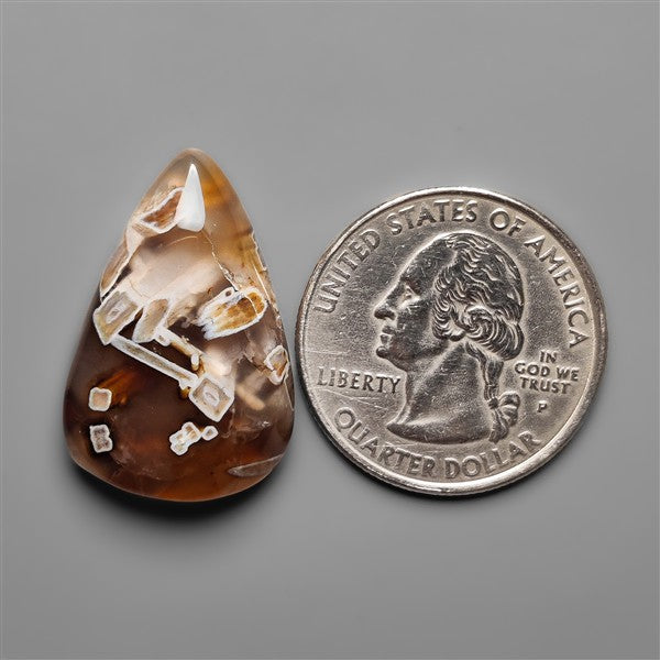 Turkish Tube Agate Cabochon