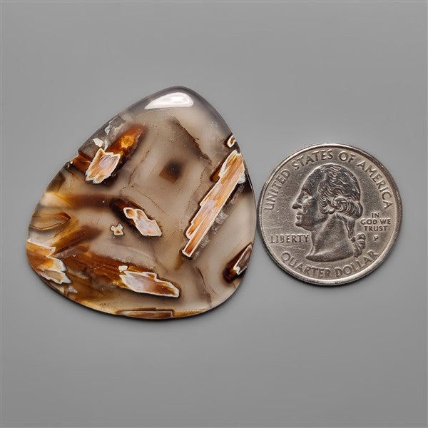 Turkish Tube Agate Cabochon