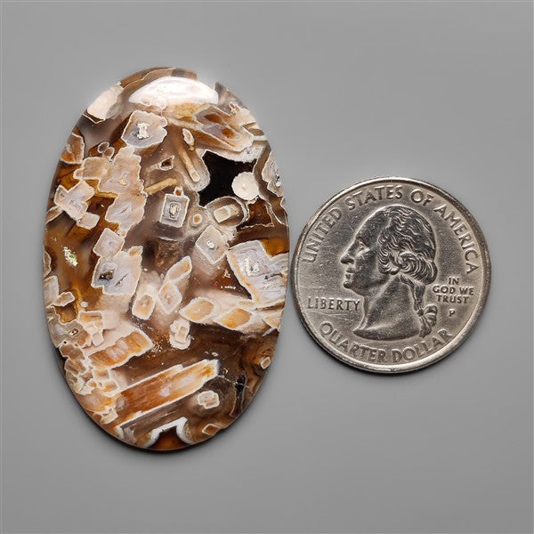 Turkish Tube Agate Cabochon