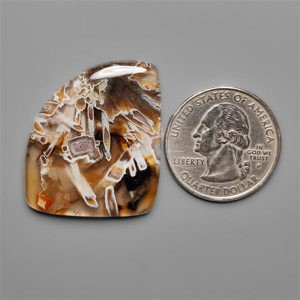 Turkish Tube Agate Cabochon