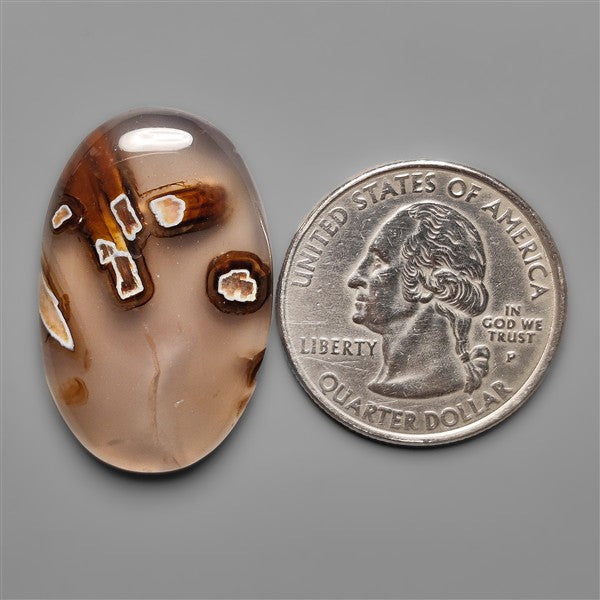 Turkish Tube Agate Cabochon