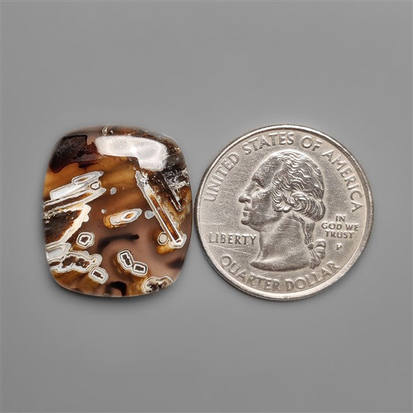 Turkish Tube Agate Cabochon
