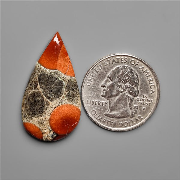 Peanut Wood Obsidian Cabochon