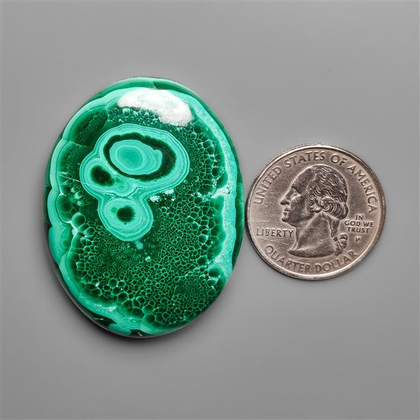 Selected Pattern Congo Malachite Cabochon