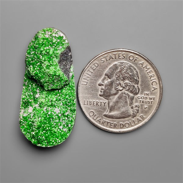 Rare Uvarovite Green Garnet Druzy