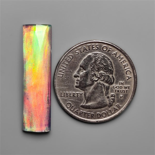 Rose Cut Aurora Opal Doublet