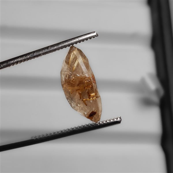 Faceted Golden Rutilated Quartz