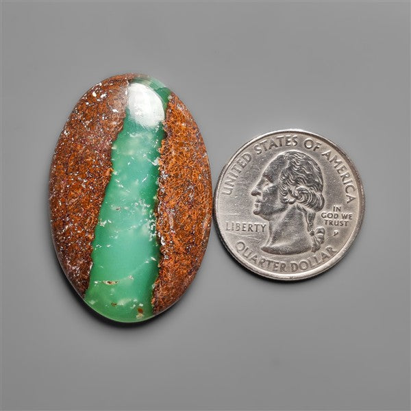 Boulder Chrysoprase Cabochon