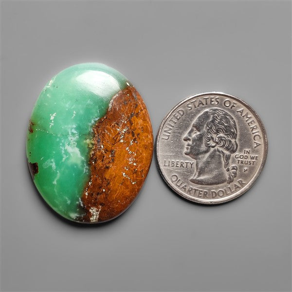 Boulder Chrysoprase Cabochon