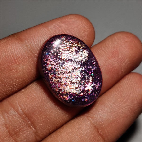 Bloodshot Iolite Sunstone Cabochon AAA