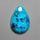 Azurite Shattuckite Cabochon